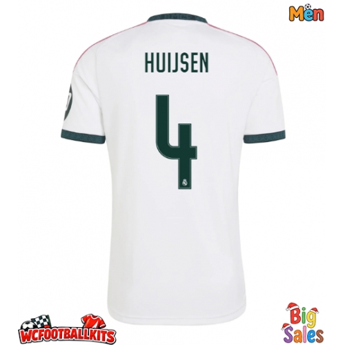 Real Madrid Dean Huijsen #4 Replica Home Stadium Shirt 2026-27 Short Sleeve
